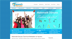 Desktop Screenshot of matematikdunyasi.com.tr