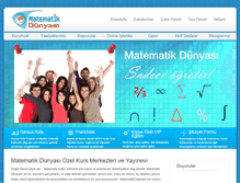 Tablet Screenshot of matematikdunyasi.com.tr